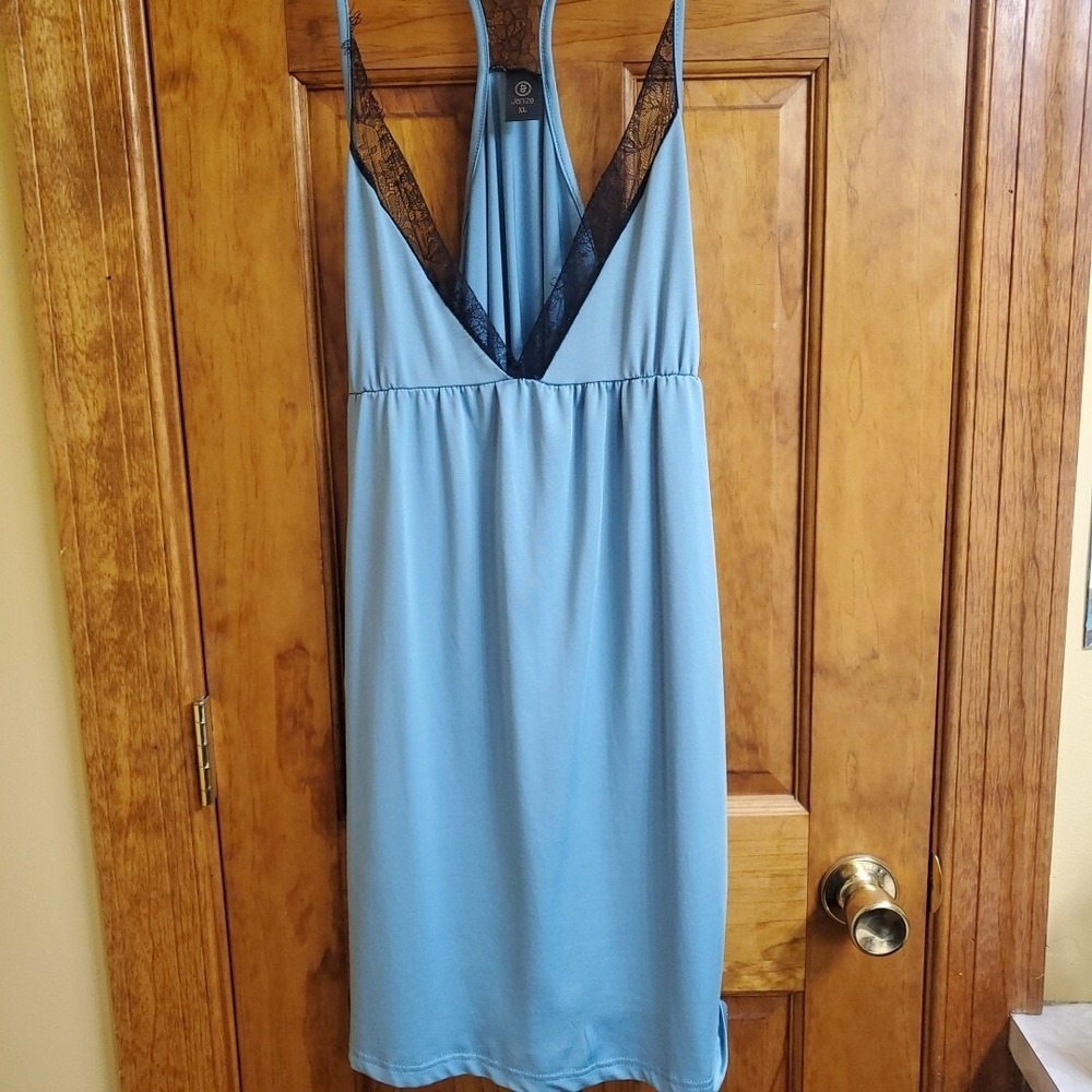 Jenize Womens Teal Nightgown Nightie Size XL